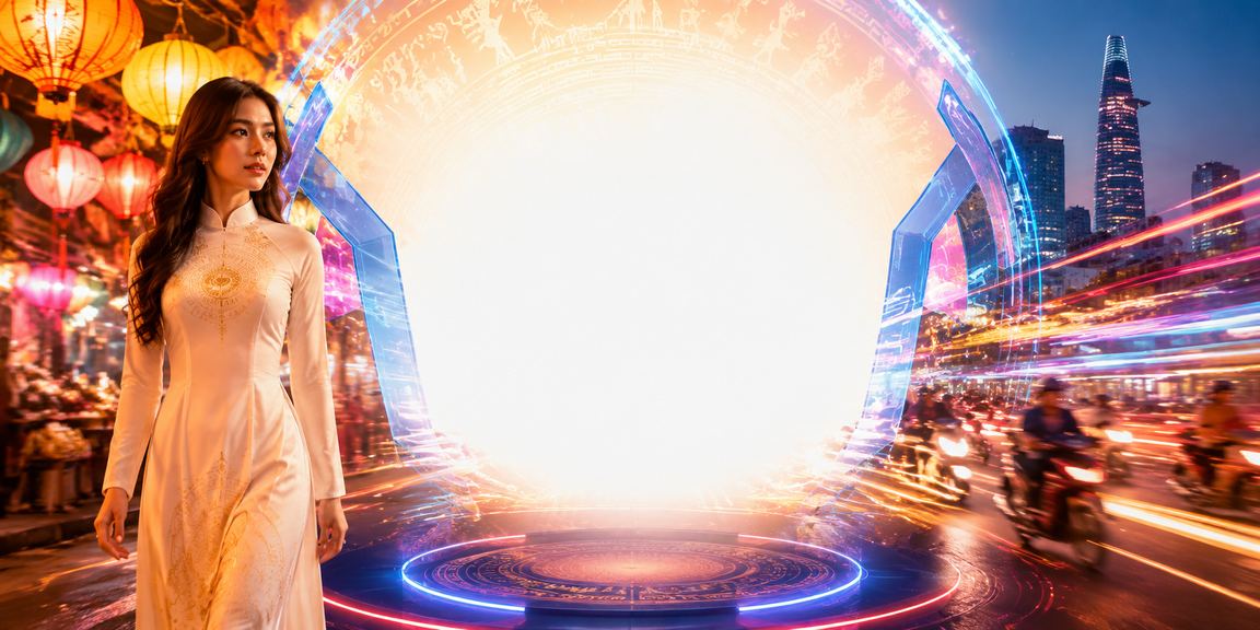 Nhóm bạn trẻ tại chợ đêm TP.HCM cùng theo dõi kết quả jackpot trực tuyến