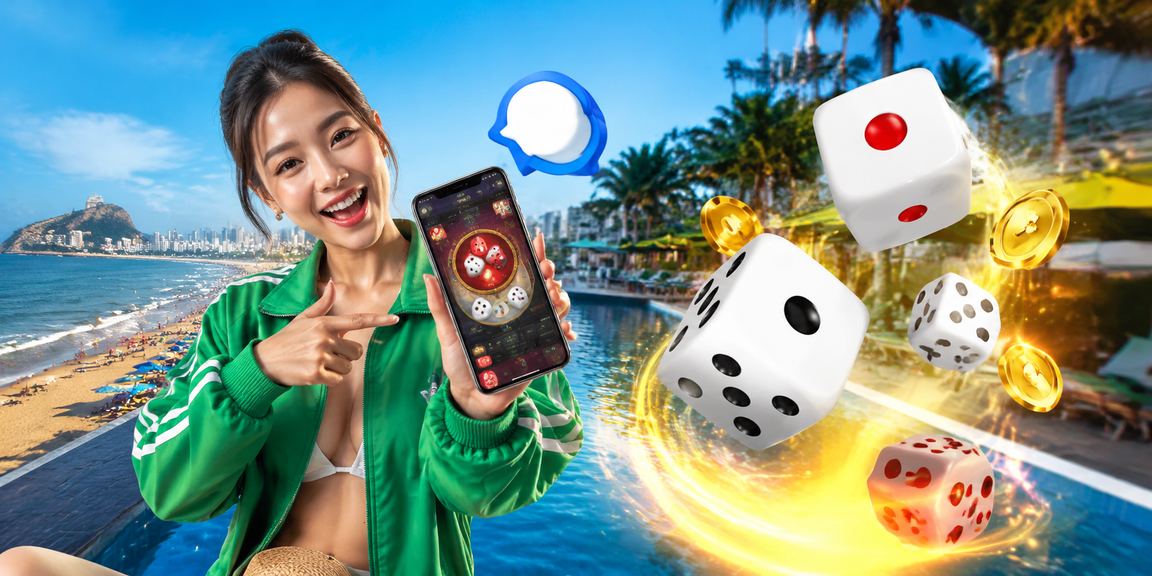 Trò chơi tài xỉu xúc xắc tại bãi biển Vũng Tàu, không khí giải trí sôi động
